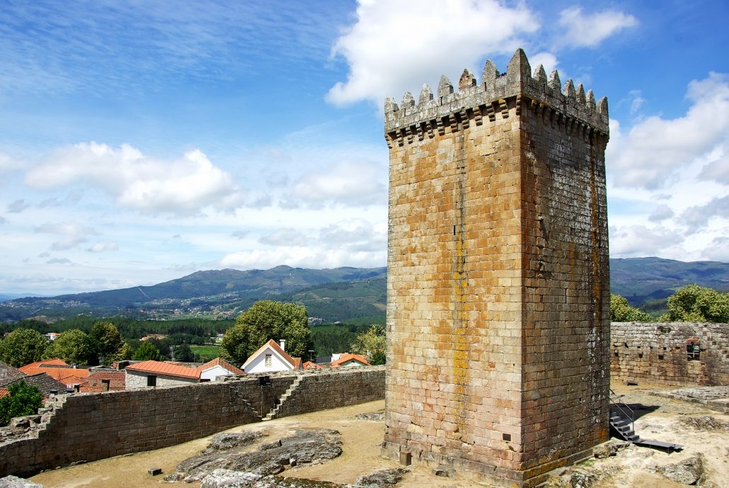 Castle of Melgaco in the north of Portugal.
