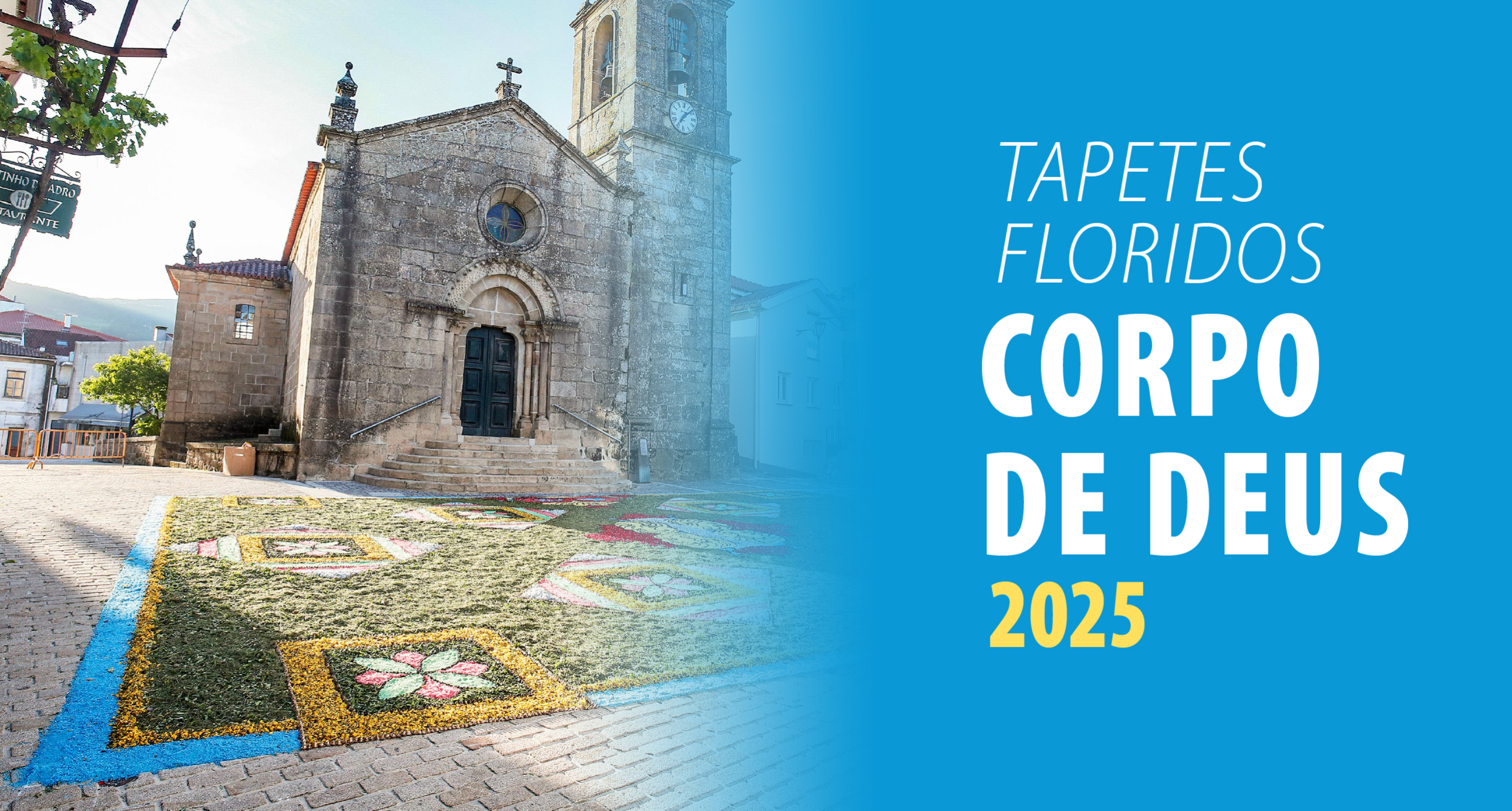 Tapetes floridos do Corpo de Deus